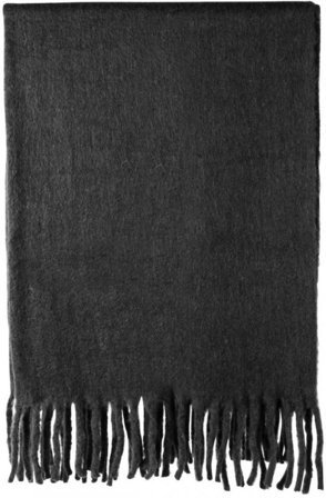 Sagaform Pledd Lucian Svart Ull-blanding 150x125