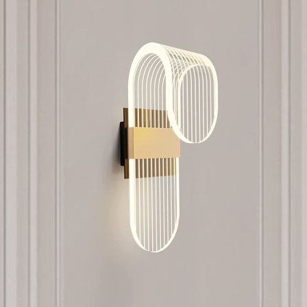 Dimbar vägglampa, Threebro 10W akryl dekorativ LED vägglampa