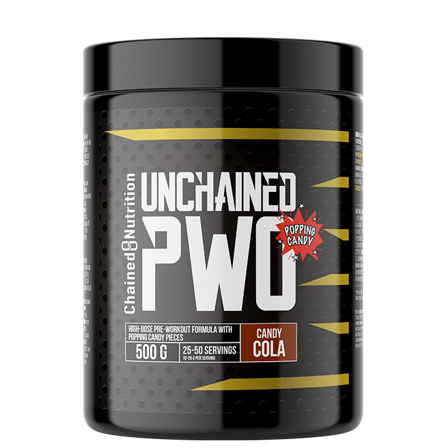 Komplett PWO Chained Nutrition Ukædet PWO 500 g, Cola - Bodyman.dk