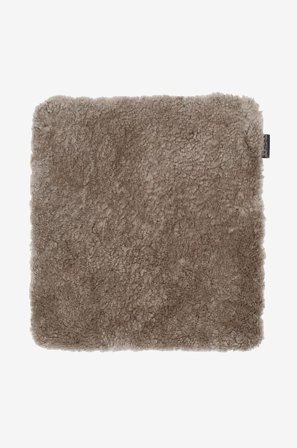 Skinnwille - Pelshynde fåreskind firkantet Curly - Brun - Siddehynder & stolehynder - Fra Homeroom