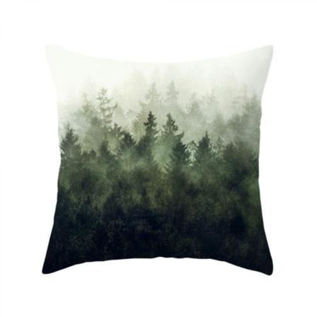 Forest Scenery Series Dekorativ Kvadratisk Kort Plu F