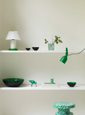 Klip klypelampe - grønn