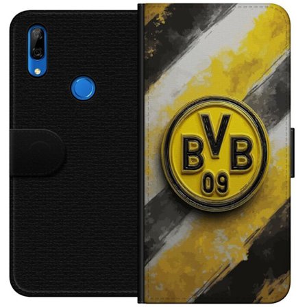 Yhteensopiva Lompakkokotelo Huawei Huawei P Smart Z Värikäs abstrakti palapelikuvio, joka symboloi yhteisöllisyyttä, monimuotoisuutta ja luovuutta