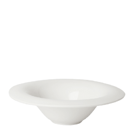 Åhléns Home Djup tallrik FLOW 20,5 cm Skålar Vit ONESIZE
