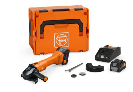 Fein CCG18-125-12PD Vinkelslip med batteri och laddare, Maskiner