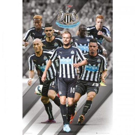 Newcastle United Plakat Spillere 99