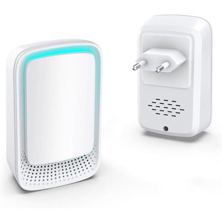 Bærbar luftrenser med ionefunksjon – fjerner støvpartikler, forurensning og lukt