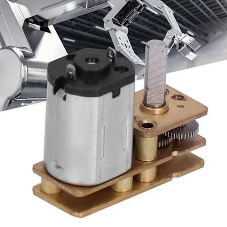 JW‐1024N20 DC 6V 200RPM Mini Gearhjul Gearmotor Hastighetsreduksjonsmotor