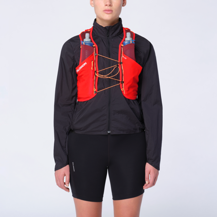 Salomon - Laufrucksäcke Taschen & Rucksäcke S/lab Pulsar 3 Set - Fiery Red / Andorra