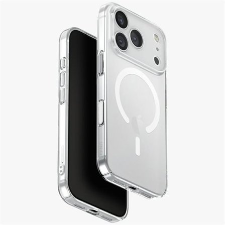 Uniq Airsuit Magclick latauskotelo iPhone 17 Pro:lle - läpinäkyvä