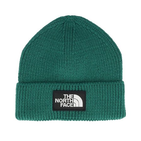 The North Face - Verde cuff Beanie - Tnf Logo Box Beanie Green Cuff @ Hatstore