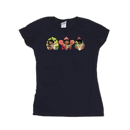 Disney Dam/Dam Encanto Family Line Bomull T-shirt L Marinblå