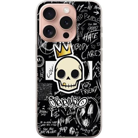 Apple iPhone 16 Pro Läpinäkyvä kuori Kuoleman kallo