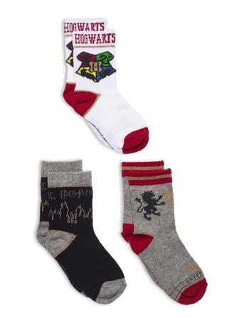 3 Pack Socks Patterned Harry Potter