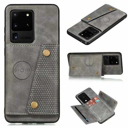 Samsung Galaxy S20 Ultra - Kraftfullt Skal med Kortfack