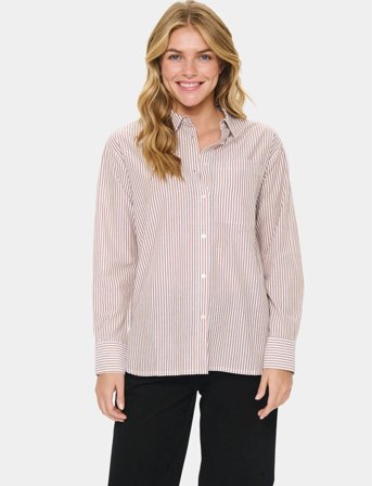 Saint Tropez Marleysz Shirt - Brown - XL