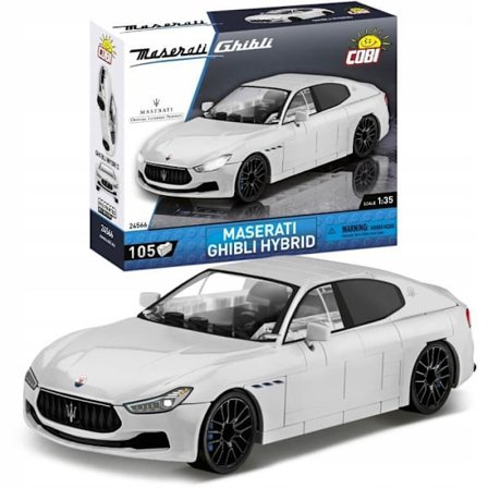 Byggeklodser - COBI - Maserati Ghibli Hybrid - Skala 1:35 - 105 dele - Til børn 8+