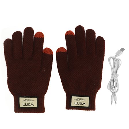 1 pari lämmitettäviä hanskoja kosketusnäyttölaitteille Latauslämmitys Lämmittimet Pehmustettu vuori talvikiipeilyyn Vaellukseen Pyöräilyyn