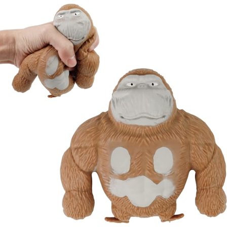 Anti-stress Gorilla Actionfigur, Brun Anti-angst Gorilla Til