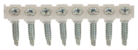 ESSVE XTR Kovakipsilevyruuvi Ø4,2 mm, porakärki, nauhoitettu 4,2 x 45 mm, 1000 kpl, Kiinnitys