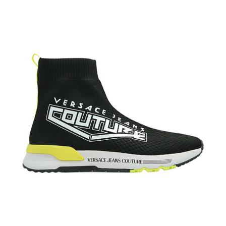 Versace Jeans Couture Sneakers with logo Sort, Herre, Størrelse: 44 EU