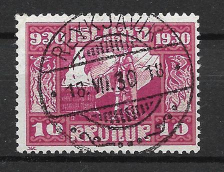 Island 1930 - AFA 139 - Stemplet