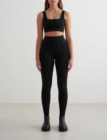 aim ́n Warming Pintuck Tights - Black - XS