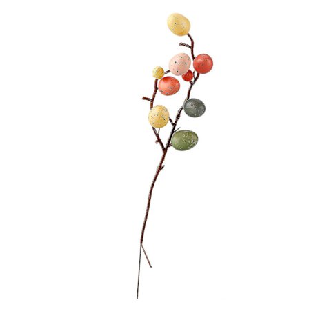 Påskeegg Tre Dekor Vintage Chic Gisela Graham Vase Hjemmeinnredning Håndverk Diy