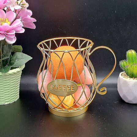 Hullet Opbevaringskurv til Kaffe Kapsler