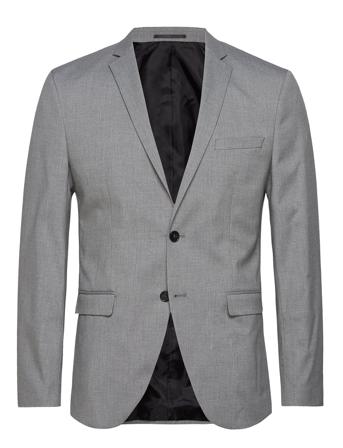 Slhslim-Mylologan Light Grey Blz B Bleiseri Puvun Takki Harmaa Selected Homme
