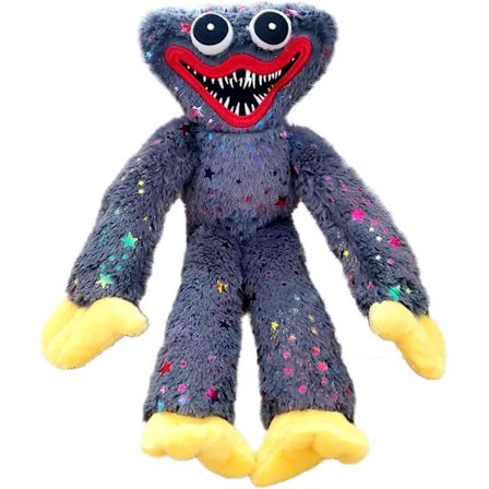 Huggy Wuggy Plysjfigur ~40cm Høy Grå