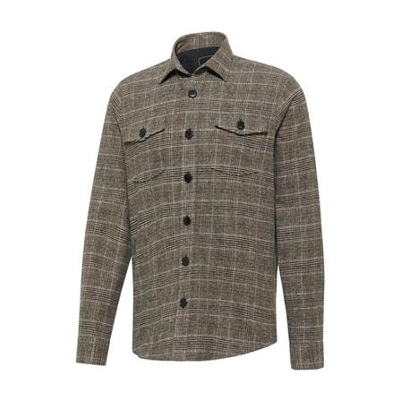 Blue Industry Grey , Grijs , Heren , Maat: XL Casual Overhemden