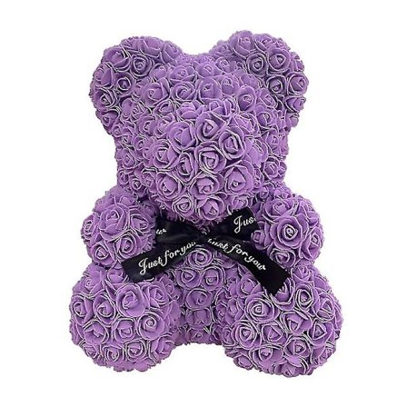 25cm/40cm Teddy Rose Bear Konstgjord Blomster Rose Of Bear Jul