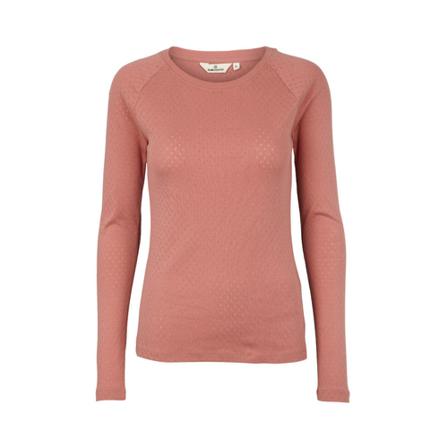 Basic Apparel Arense Tee Pink, Dame Langærmet