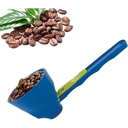 Måleskje - Måleskjeer - Kaffemåleskje - Kaffemåleskje - Kaffeskje - Plast - Blå