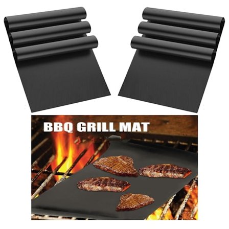 Non-Stick Grillmatta o Bakmatta 5-pack Återanvändbara