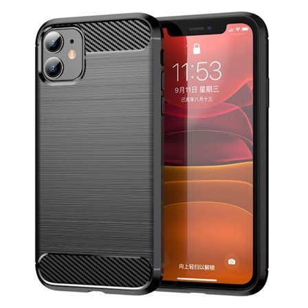 Carbon Flex iPhone 11 skal - Svart