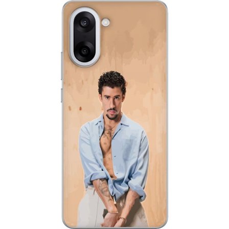 Yhteensopiva Puhelinkuori OnePlus Nord CE5 Bad Bunny Super Bowl-inspiroima grafiikka, jossa NFL-trofe ja San Franciscon silta urheilusuunnittelussa