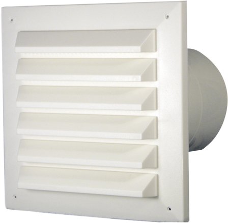 Flexit 09159 Ventilgaller 125 mm, med stos, Ventilation