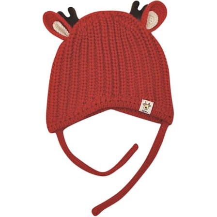 Sød rensdyrgevir babyhue blød varm hæklet strikket hat til små piger og drenge