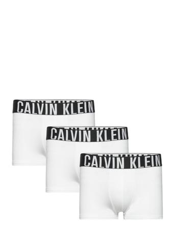 Trunk 3Pk Boxerkalsonger White Calvin Klein