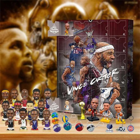 2025 Basketball Blind Box NBA Julekalender - 24 dager, LeBron James, Kobe og andre stjerner, de beste julegavene