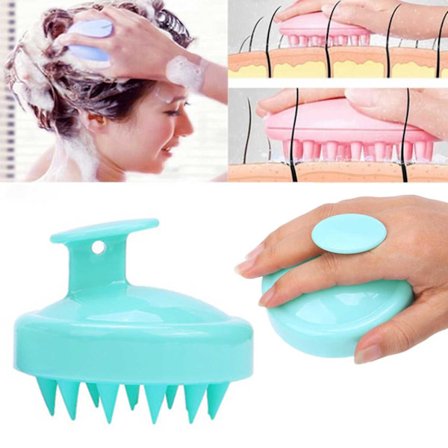 Hårborste för Duschen - Schamponering Peeling av Hårbotten - Schampoborste