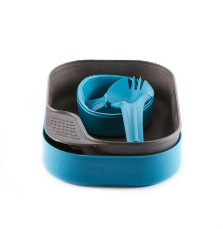 Wildo Camp-A-Box Light Bio eating utensils Blue OneSize