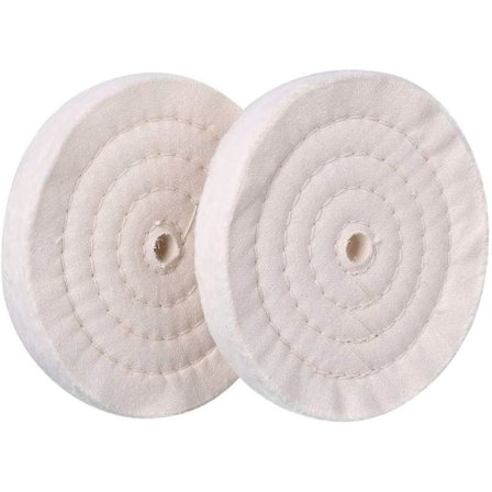 2-pakke 6" poleringskive (70 tykkelse) for benk slipemaskin, speil