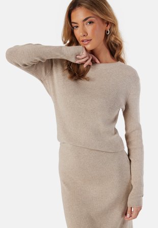 VILA Vicomfy O-neck L/S KNIT TOP Klær