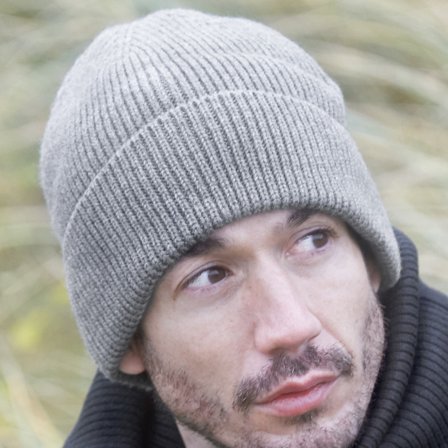 Felic Grijze Montagna Beanie voor mannen - Beanie mutsen