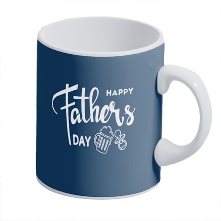 Keramisk krus Happy Fatherwis Day tema Keramikk Kaffe kopp for hjemmekontor Reise CCP346