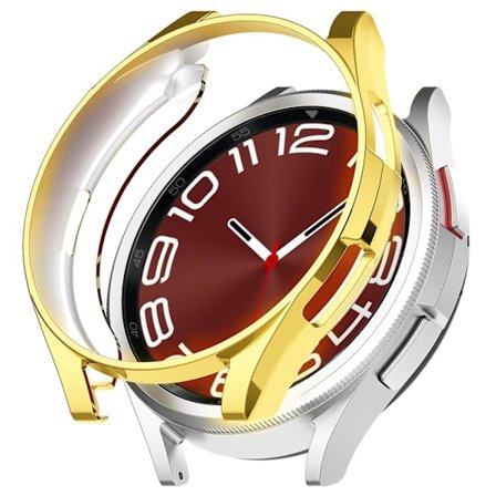 Halvomslutet TPU-ramfodral för Samsung Galaxy Watch6 Classic 47mm med elektroplätering (FMY)