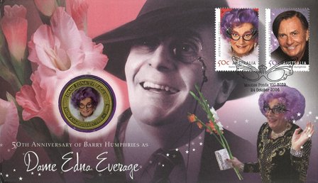 Australien 2006 - Møntbrev med 50 cents mønt